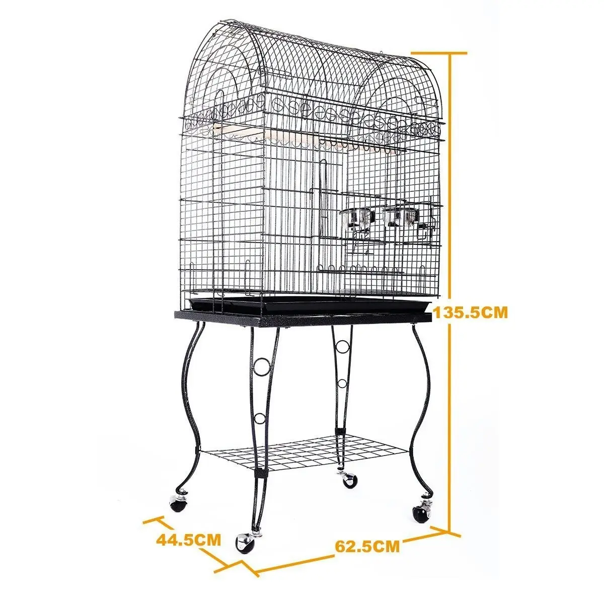 Ausway Large Durable Bird Cage with Wheels