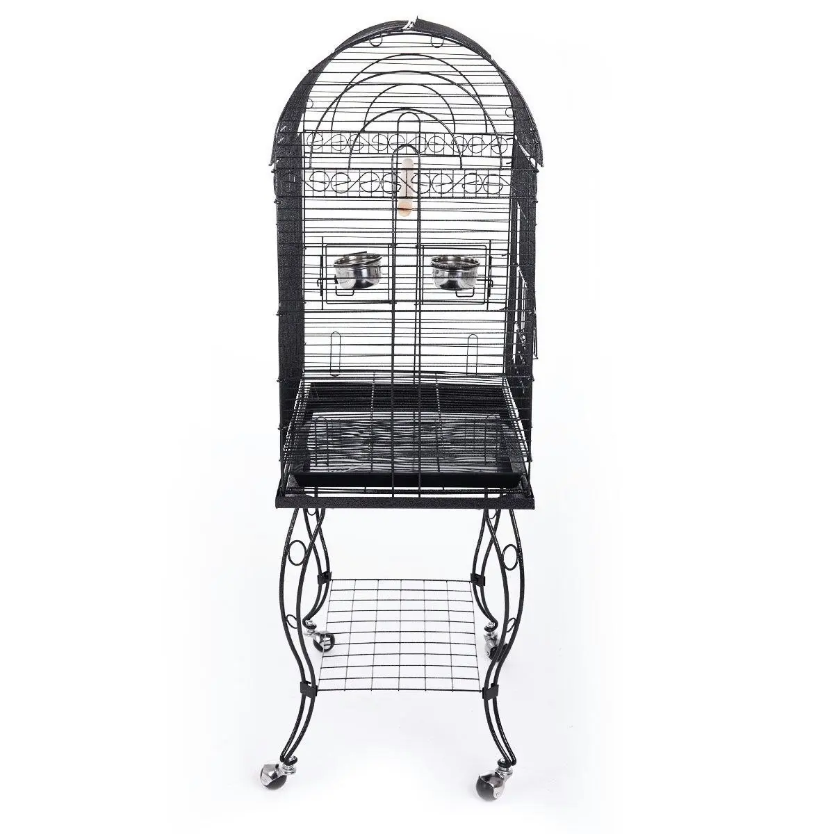 Ausway Large Durable Bird Cage with Wheels