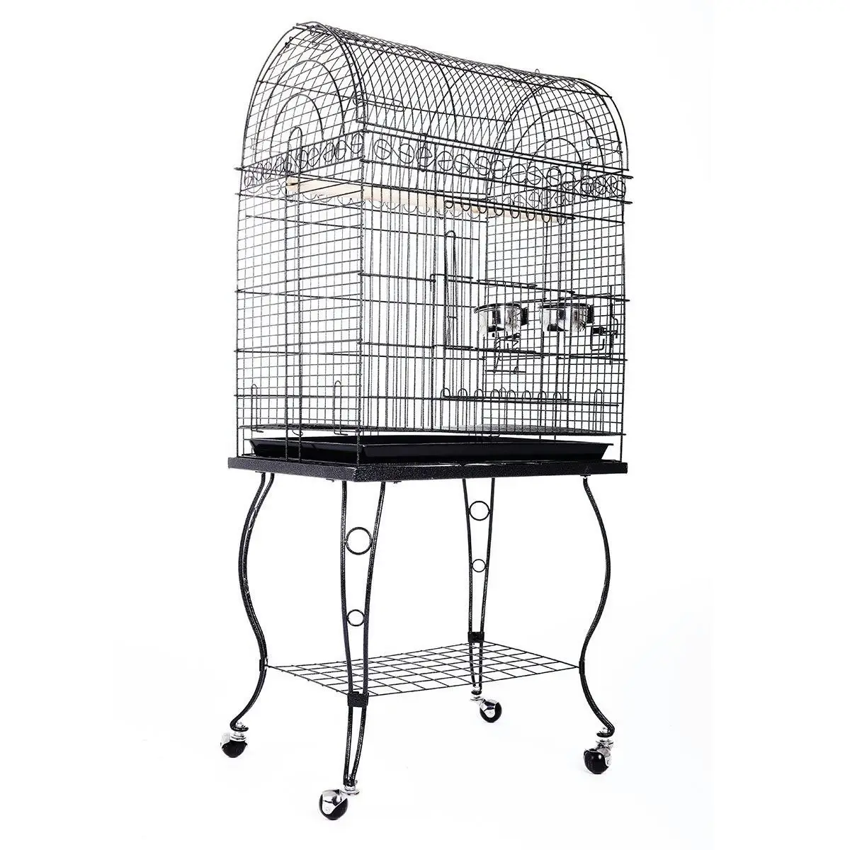 Ausway Large Durable Bird Cage with Wheels