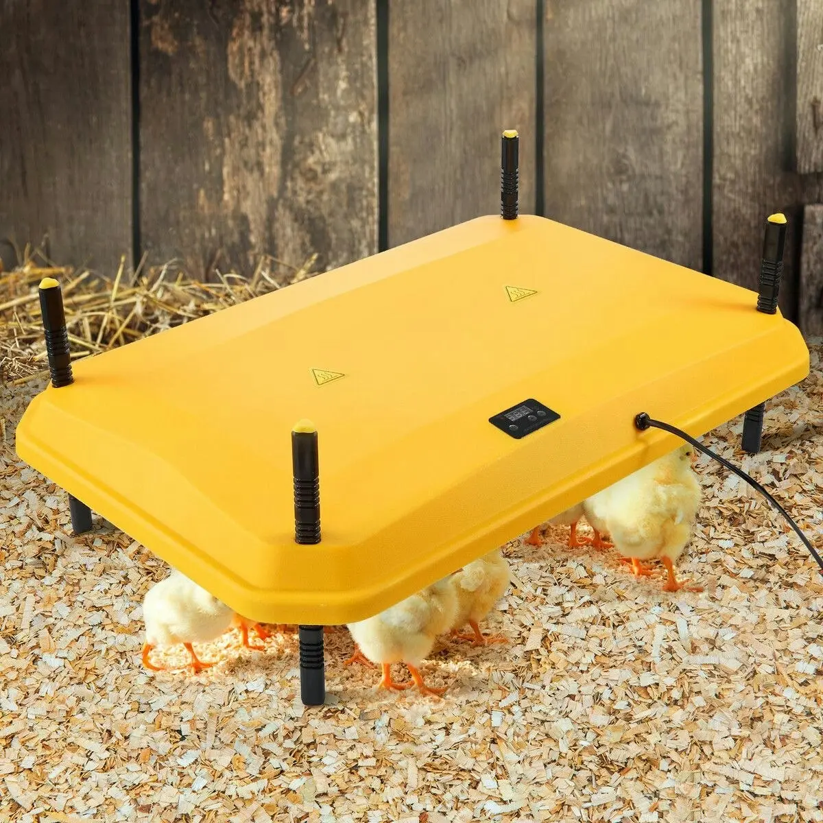 Pet Scene Chick Brooder Heating Plate Warmer Chicken Coop Brooding Heater Poultry Duckling Chook 40x60cm 40 to 50 Chicks Adjustable Height