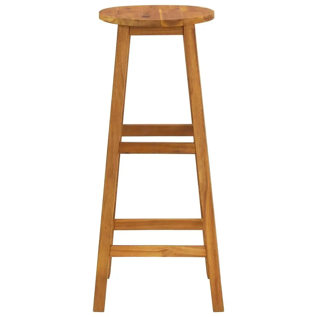 Bar Stools 4 pcs Solid Acacia Wood 310285