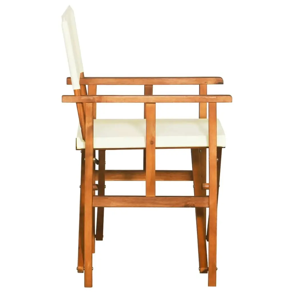 Director's Chairs 2 pcs Solid Acacia Wood 45946