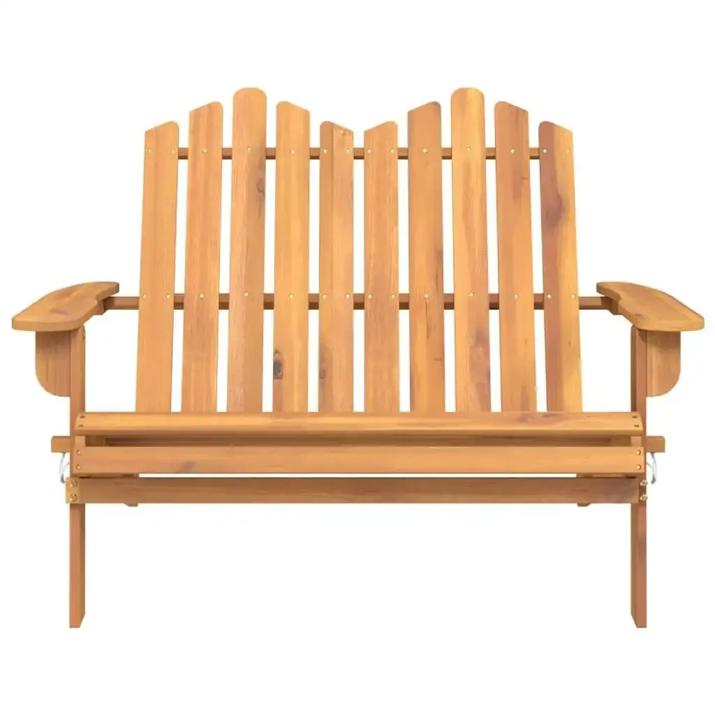 Adirondack Garden Bench 126 cm Solid Wood Acacia 360038