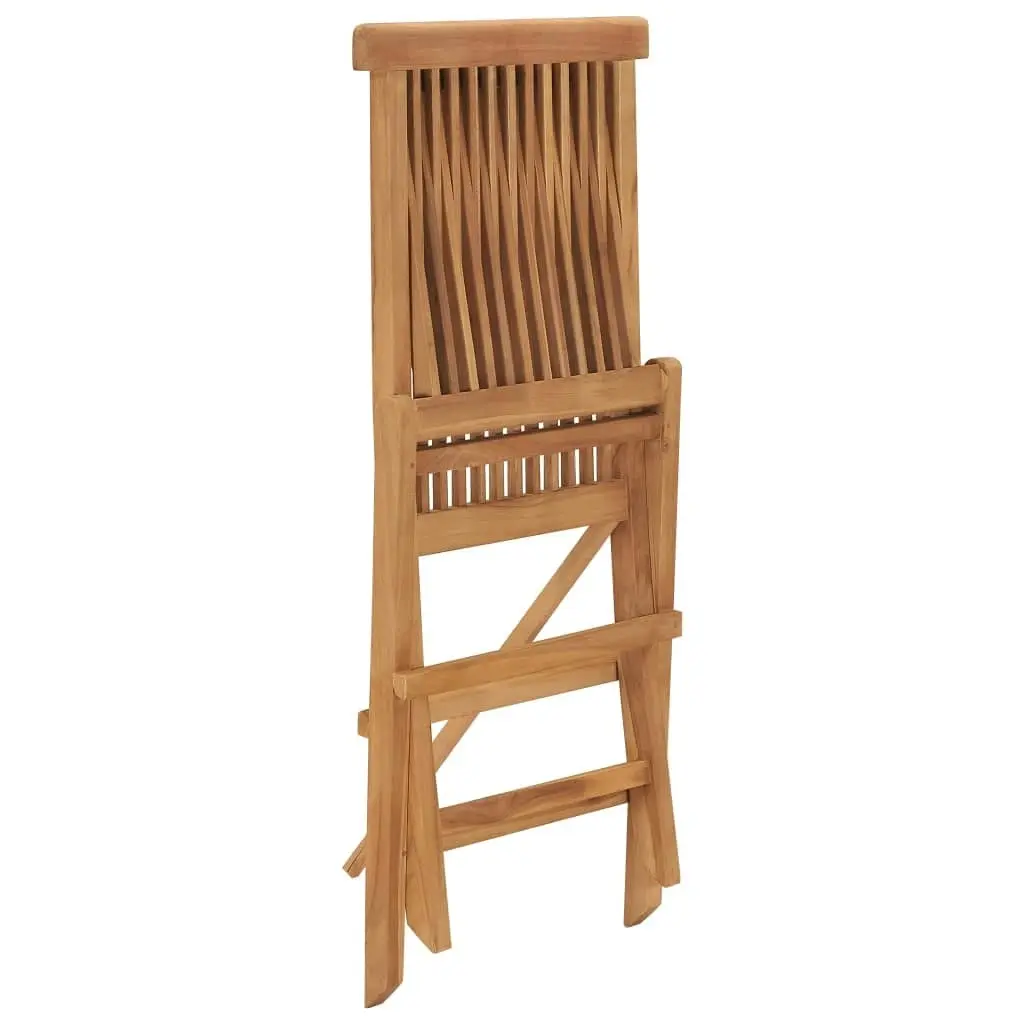 Folding Garden Chairs 6 pcs Solid Wood Teak 3096591