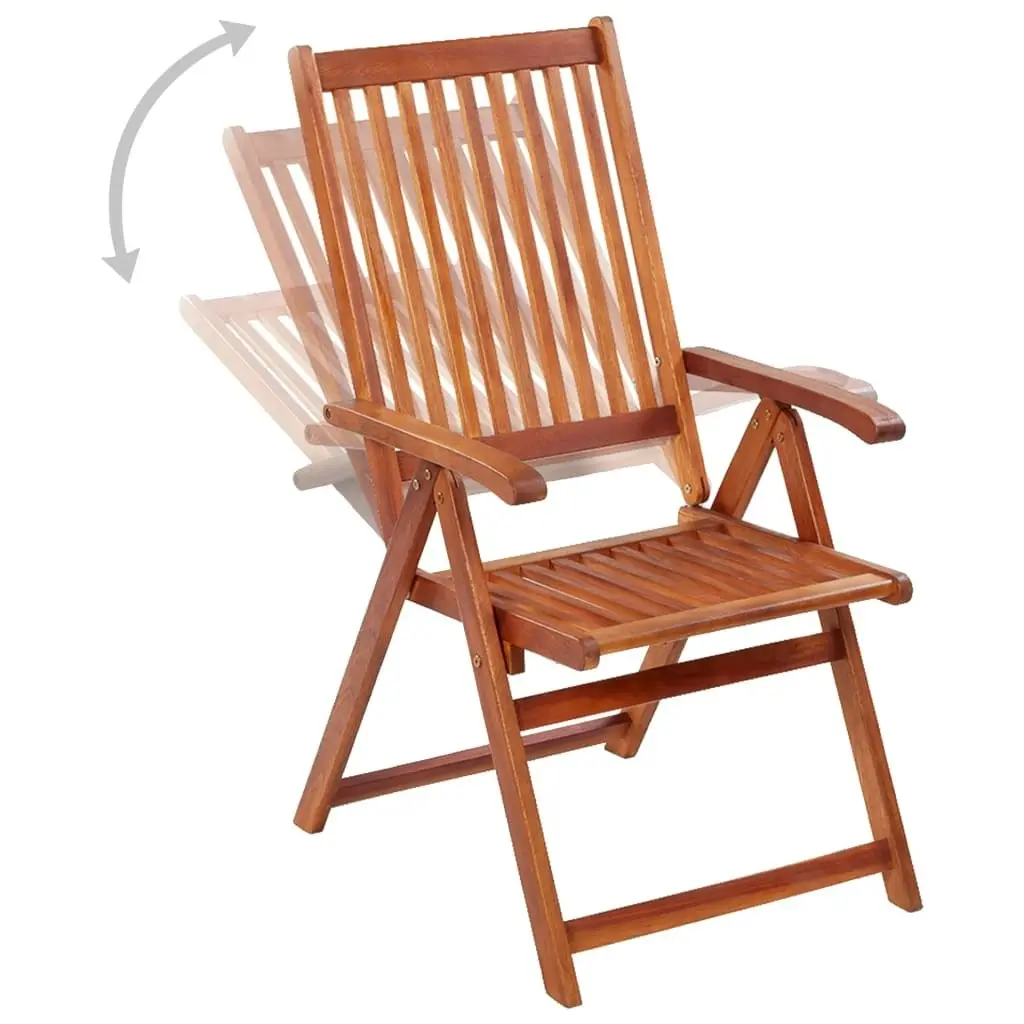 Folding Garden Chairs 3 pcs Solid Acacia Wood 310293