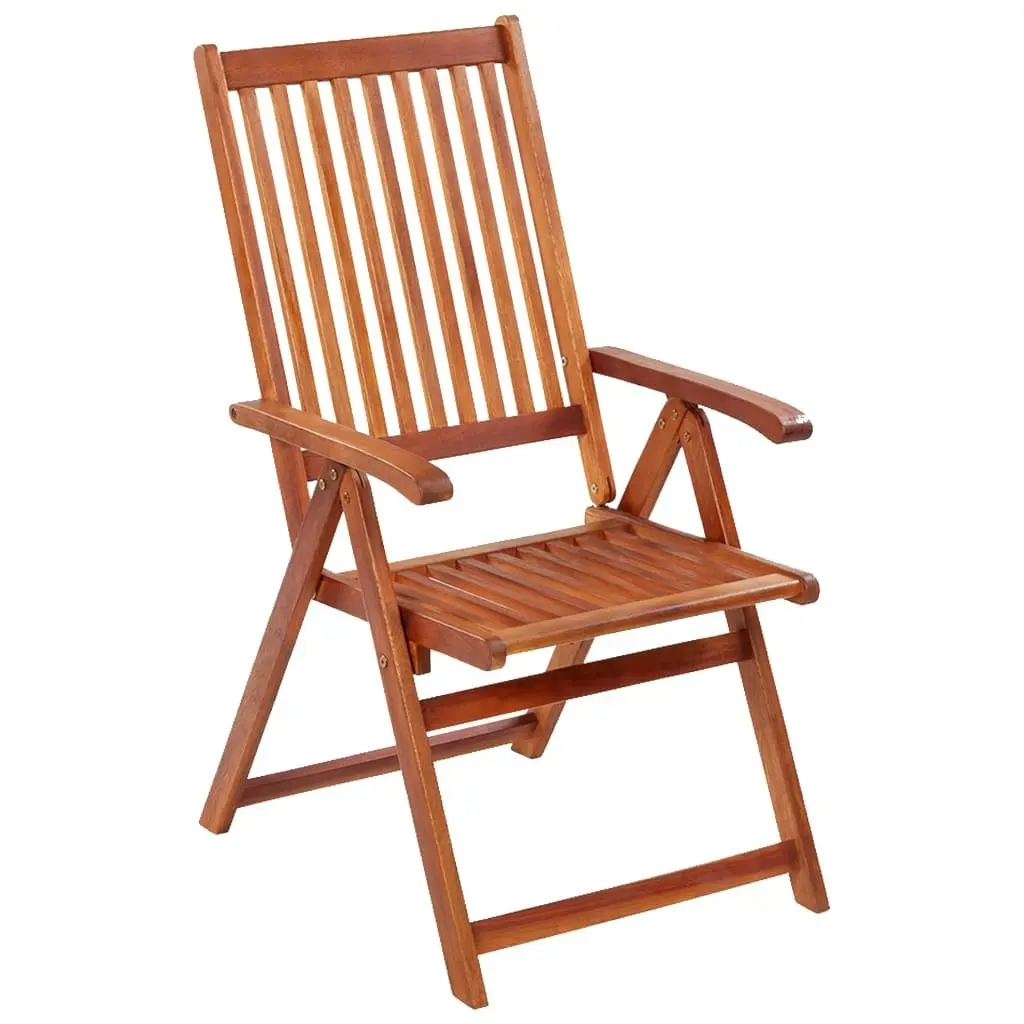 Folding Garden Chairs 3 pcs Solid Acacia Wood 310293