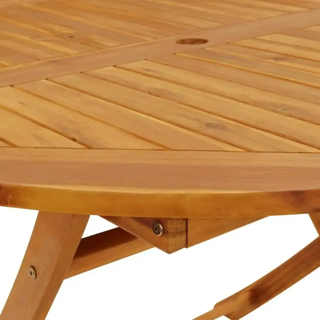 Folding Garden Table 110 cm Solid Acacia Wood 316844