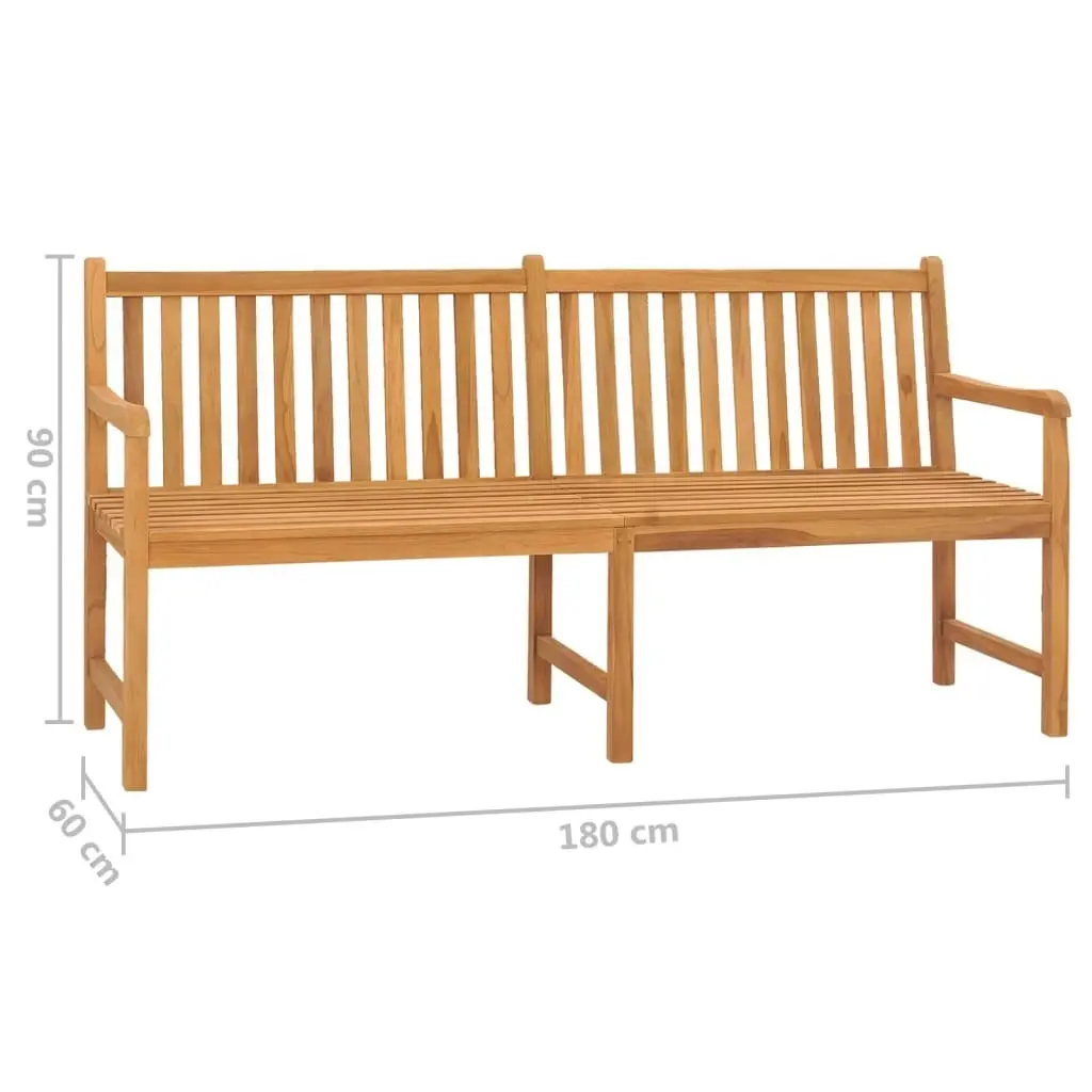 Garden Bench 180 cm Solid Teak Wood 316632