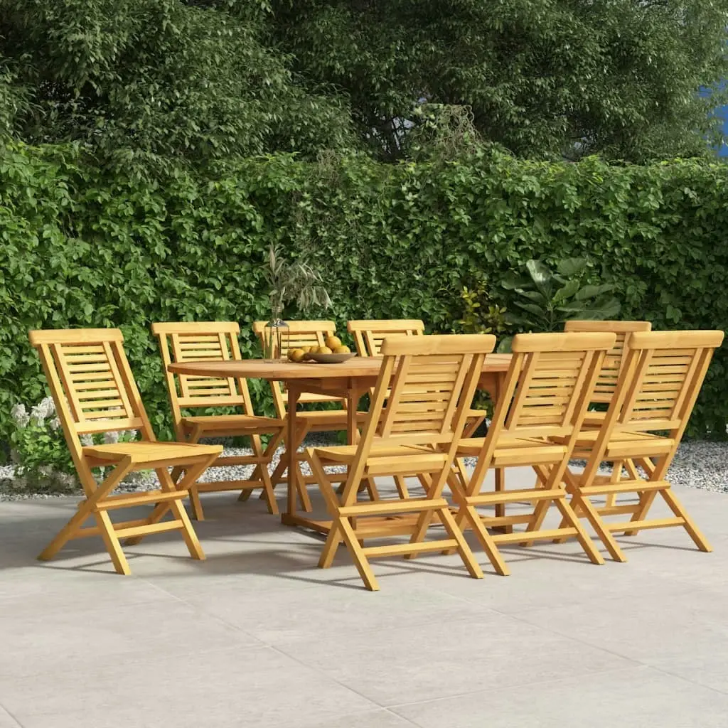 Folding Garden Chairs 8 pcs 47x63x90 cm Solid Wood Teak 3155048