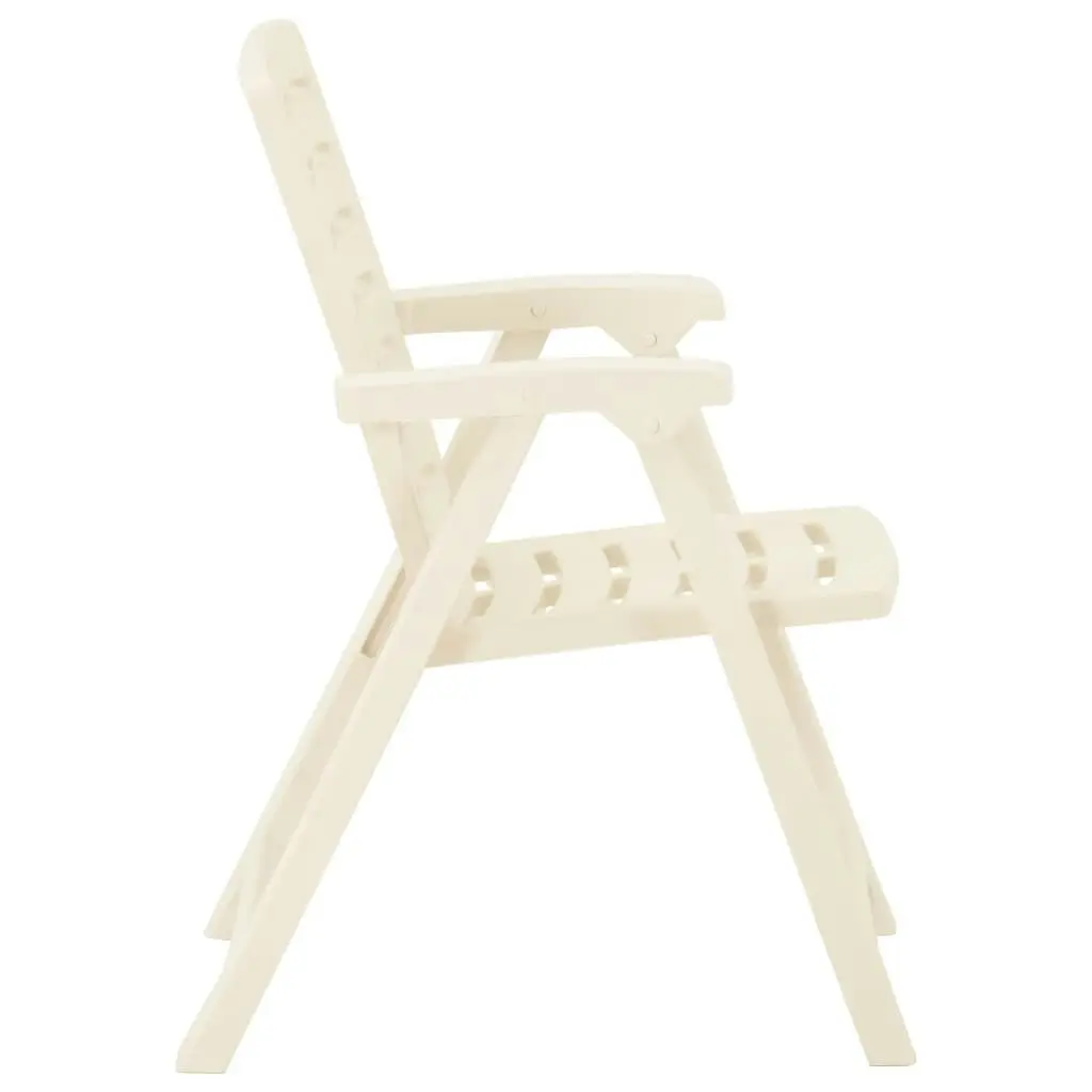 Garden Chairs 4 pcs Plastic White 315839