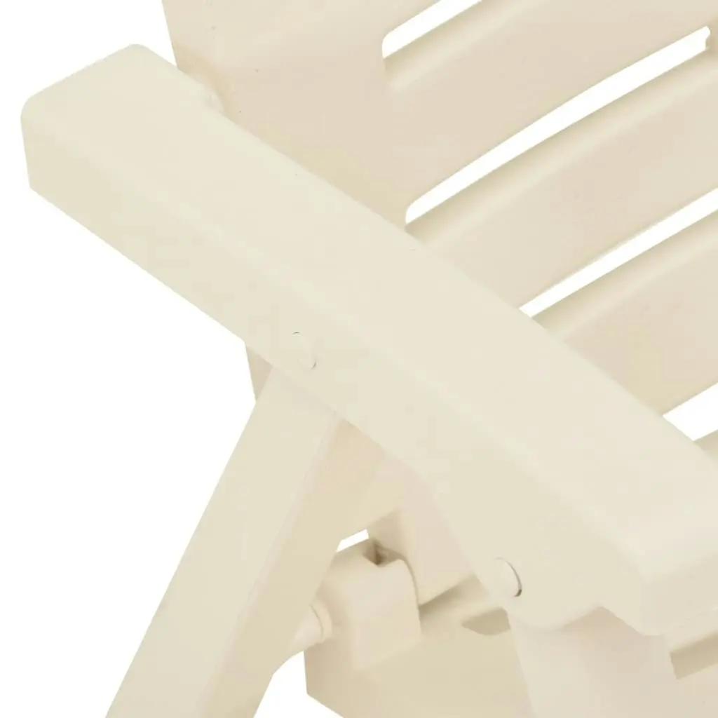 Garden Chairs 4 pcs Plastic White 315839