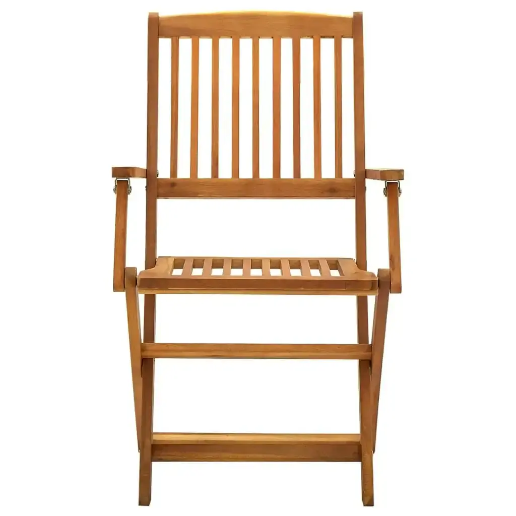 Folding Outdoor Chairs 4 pcs Solid Acacia Wood 46338