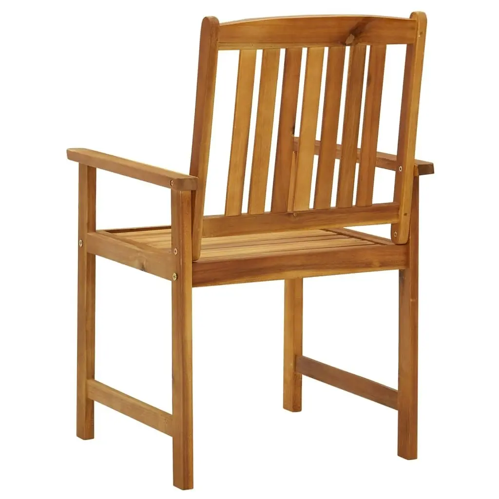 Garden Chairs 8 pcs Solid Acacia Wood 3078150