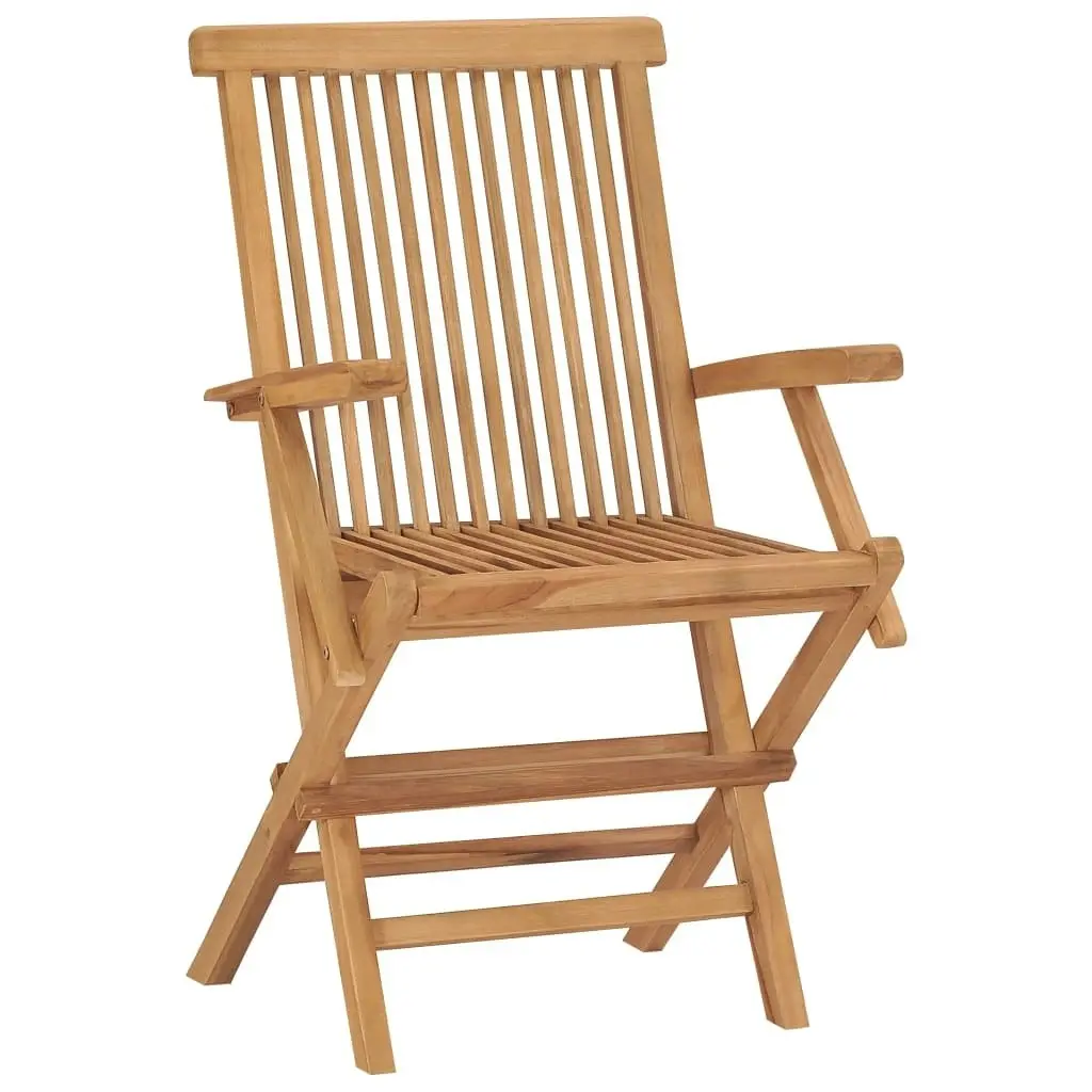 Garden Chairs 8 pcs Solid Teak Wood 3072888