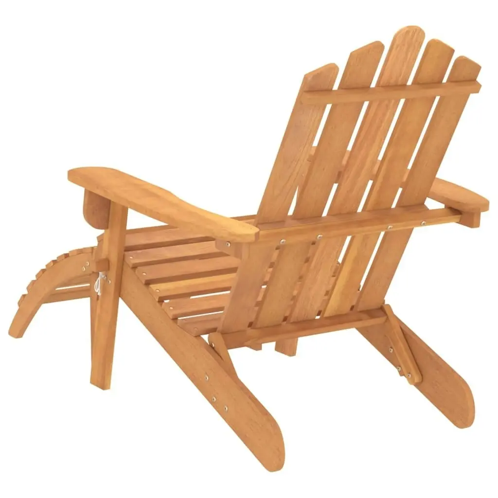 Garden Adirondack Chairs with Footrests 2 pcs Solid Wood Acacia 3145015