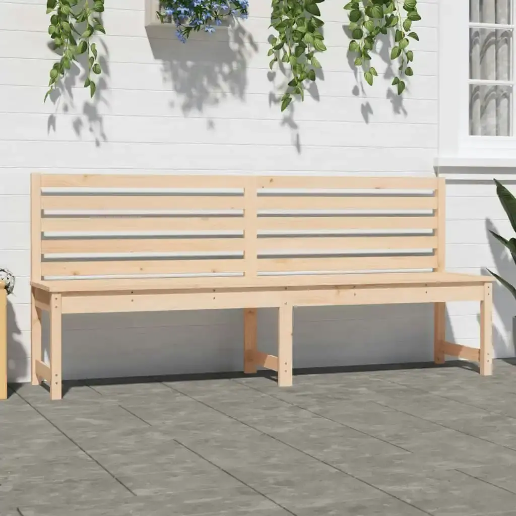 Garden Bench 201.5 cm Solid Wood Pine 824046