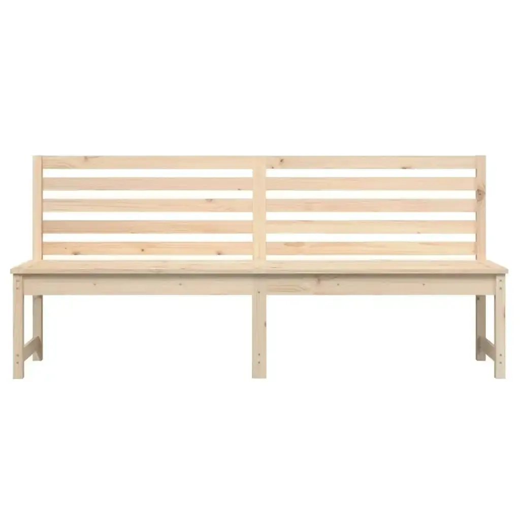 Garden Bench 201.5 cm Solid Wood Pine 824046