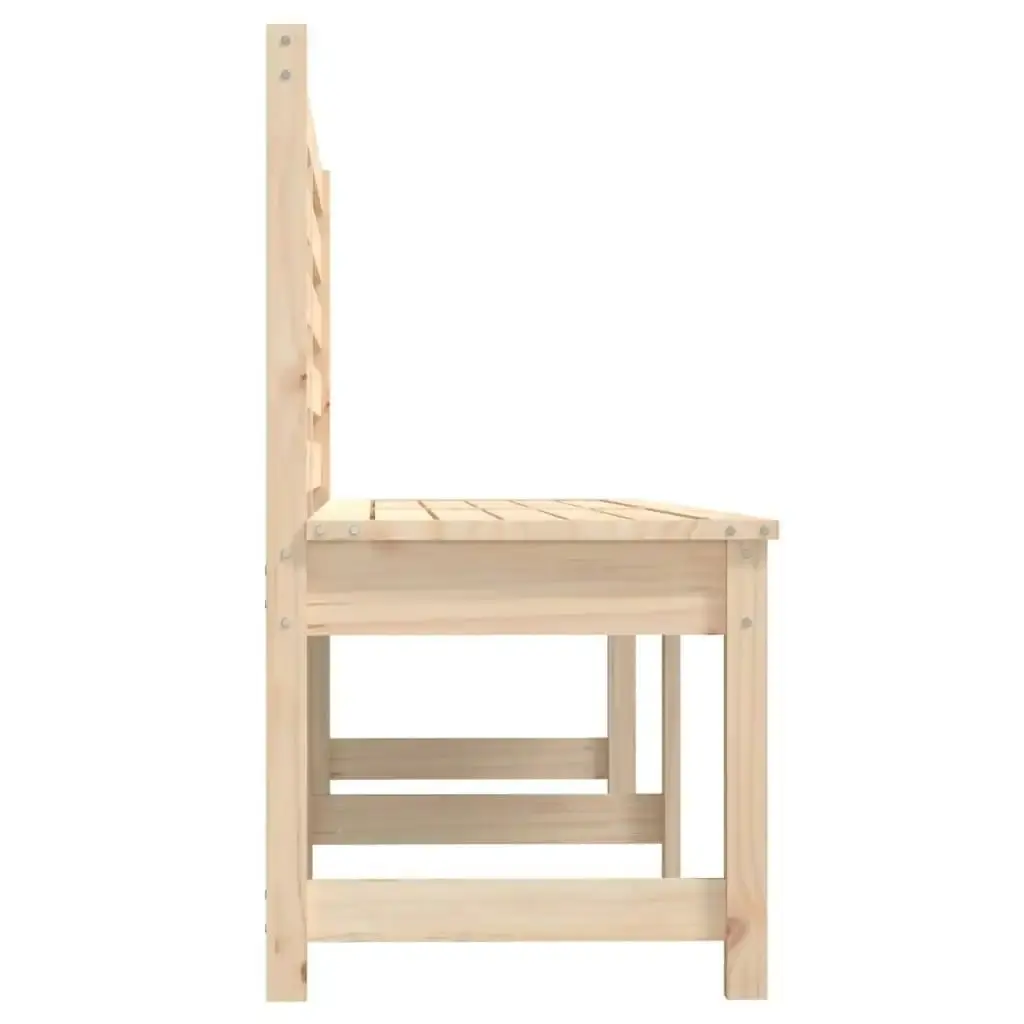 Garden Bench 201.5 cm Solid Wood Pine 824046