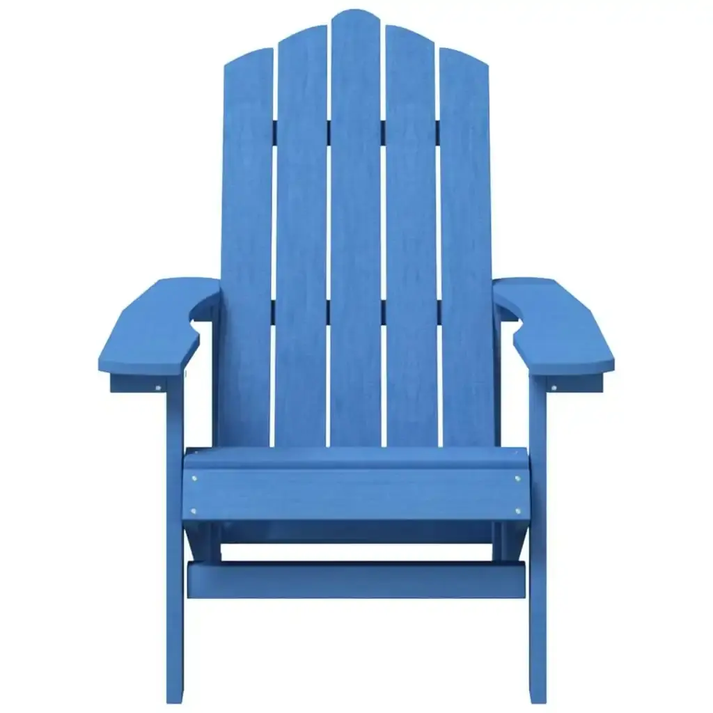 Garden Adirondack Chair HDPE Aqua Blue 318640