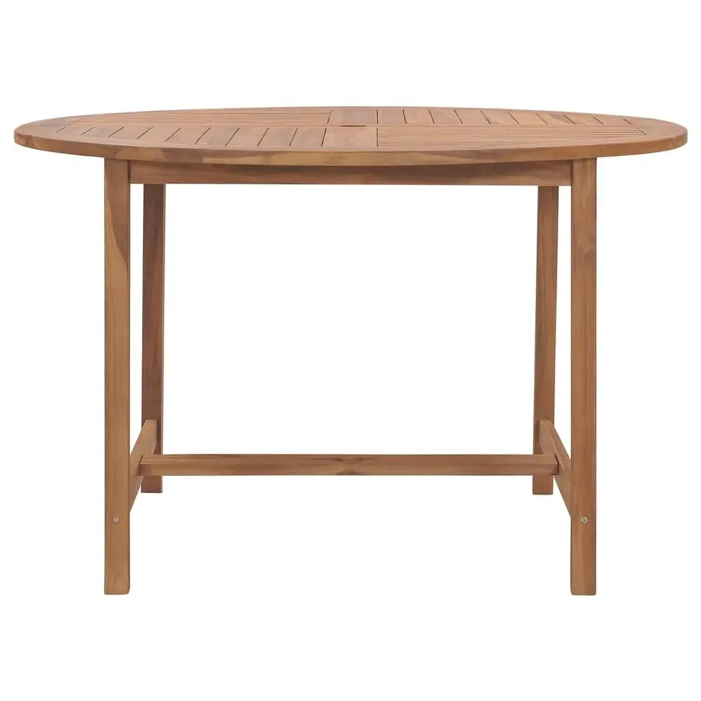 Garden Dining Table ÃƒËœ110x75 cm Solid Wood Teak 318476