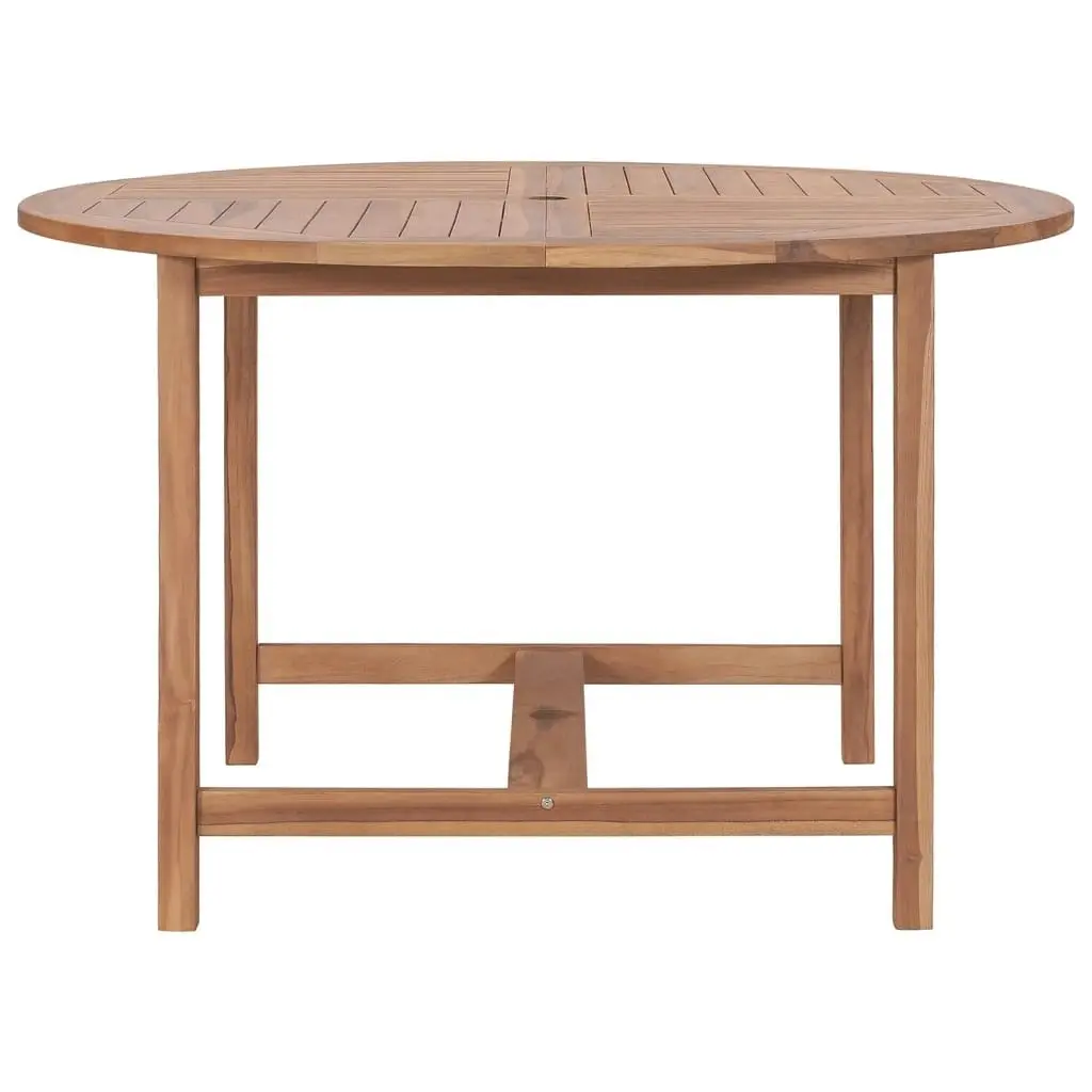 Garden Dining Table ÃƒËœ110x75 cm Solid Wood Teak 318476