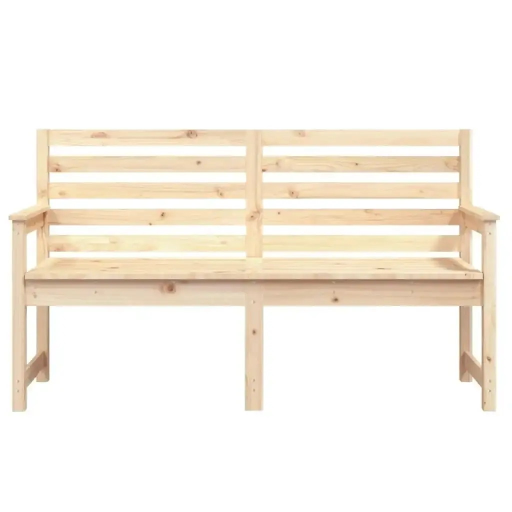 Garden Bench 159.5x48x91.5 cm Solid Wood Pine 824067