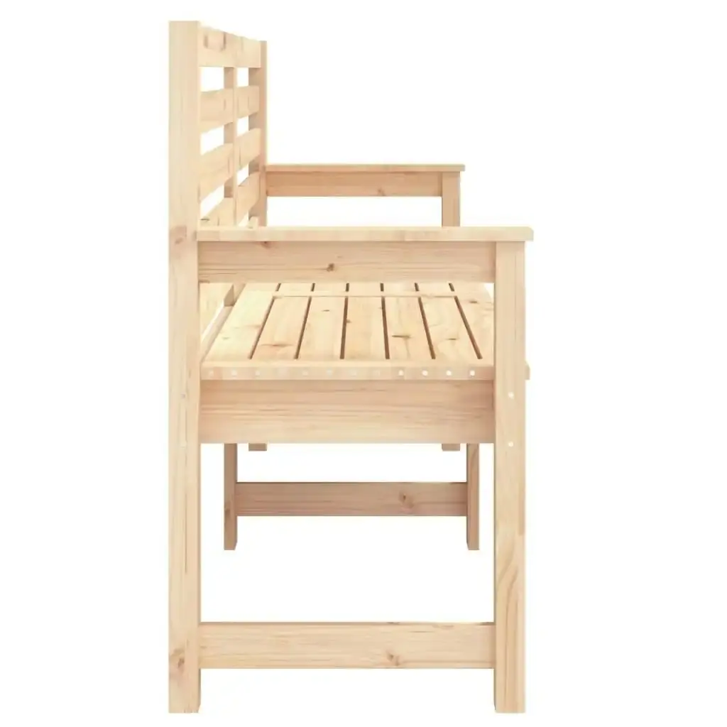 Garden Bench 159.5x48x91.5 cm Solid Wood Pine 824067