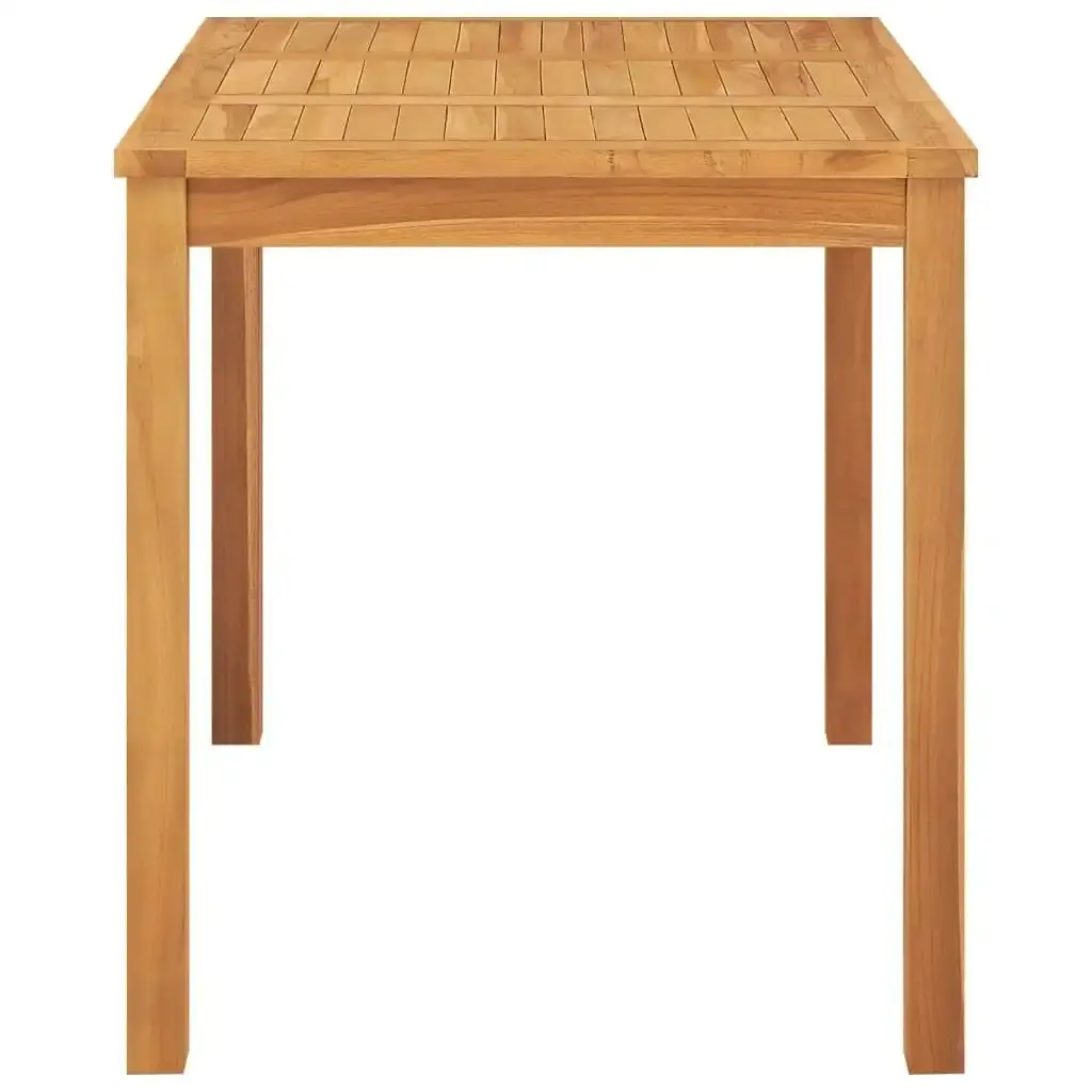 Garden Dining Table 120x70x77 cm Solid Teak Wood 316630