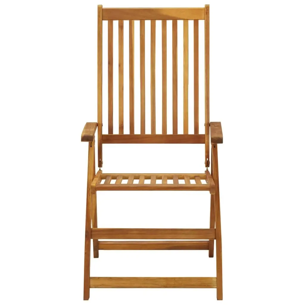 Folding Garden Chairs 8 pcs Solid Wood Acacia 3075053