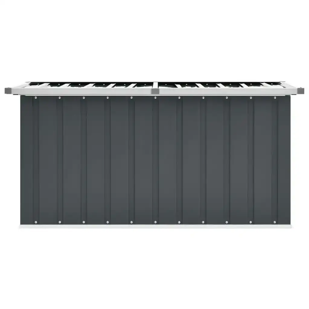 Garden Storage Box Grey 129x67x65 cm 46262