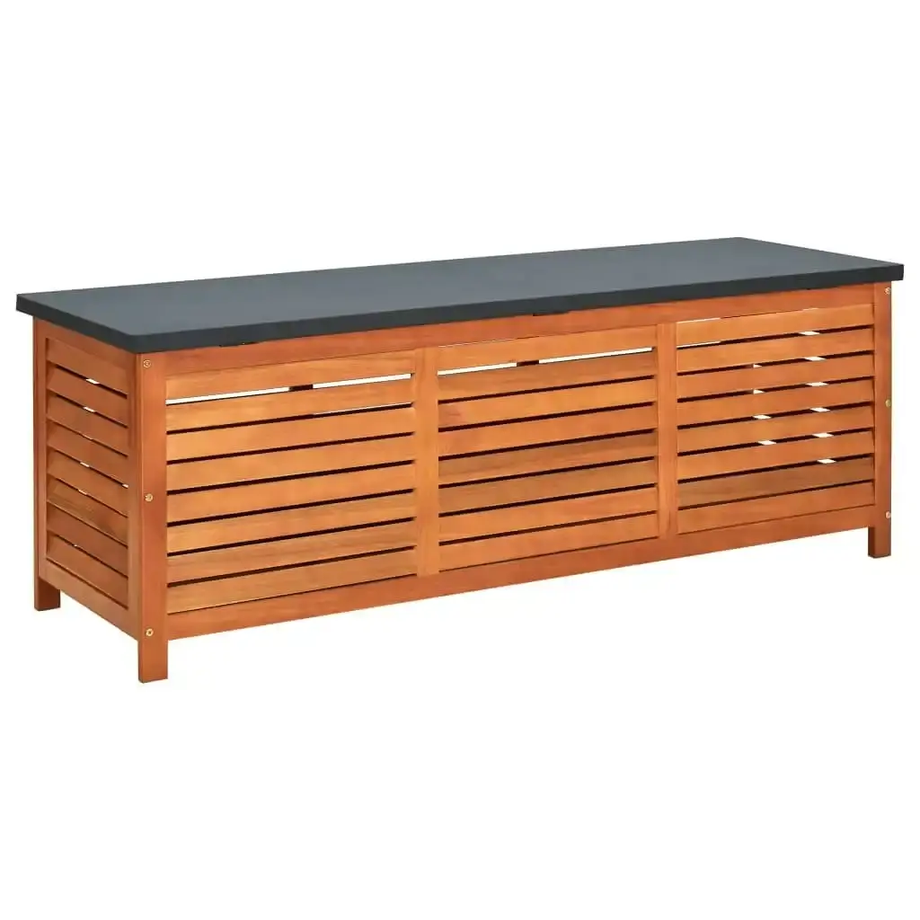 Garden Storage Box 150x50x55 cm Solid Eucalyptus Wood 315273