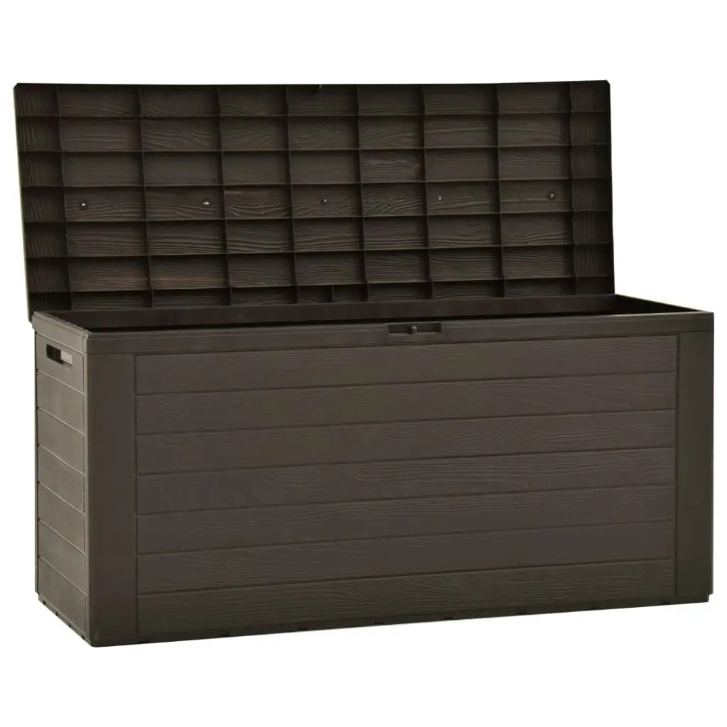 Garden Storage Box Brown 116x44x55 cm 49443