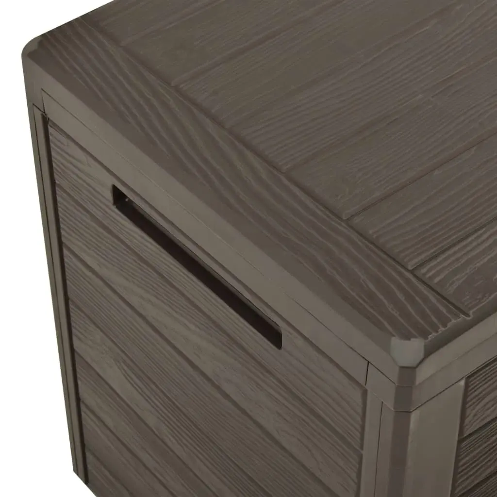 Garden Storage Box Brown 116x44x55 cm 49443