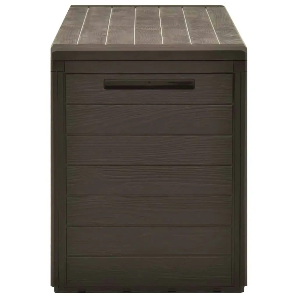 Garden Storage Box Brown 116x44x55 cm 49443