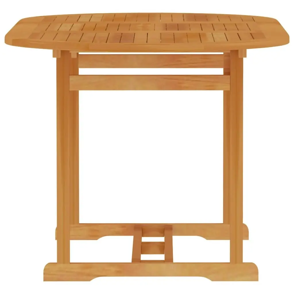 Garden Table 150x90x75 cm Solid Teak Wood 315102