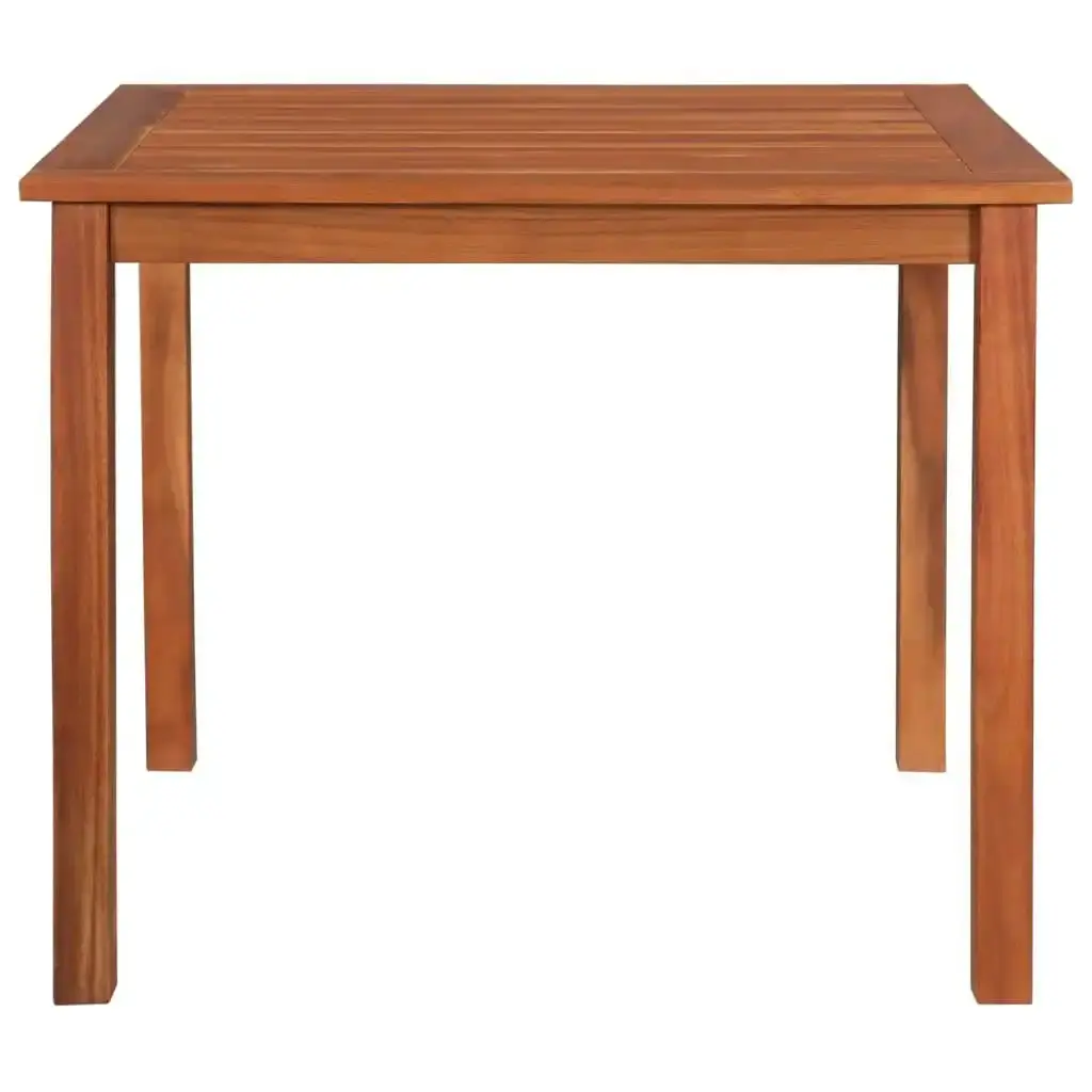 Garden Table 85x85x74 cm Solid Acacia Wood 48606