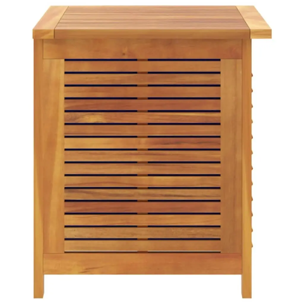 Garden Storage Box with Louver 60x50x56 cm Solid Wood Acacia 365839