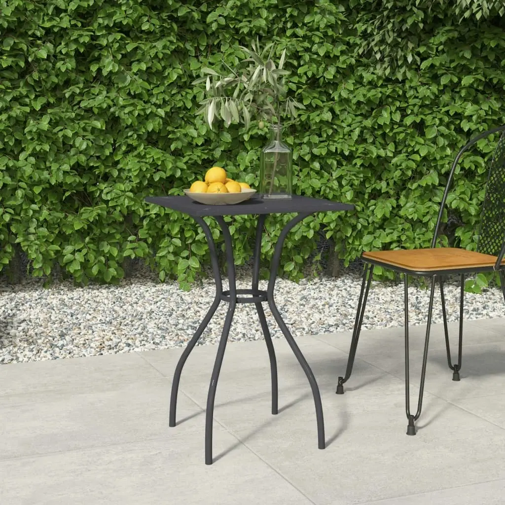 Garden Table Anthracite 50x50x72 cm Steel Mesh 362730