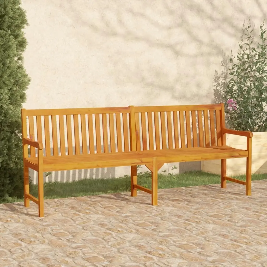 Garden Bench 219 cm Solid Acacia Wood 316613