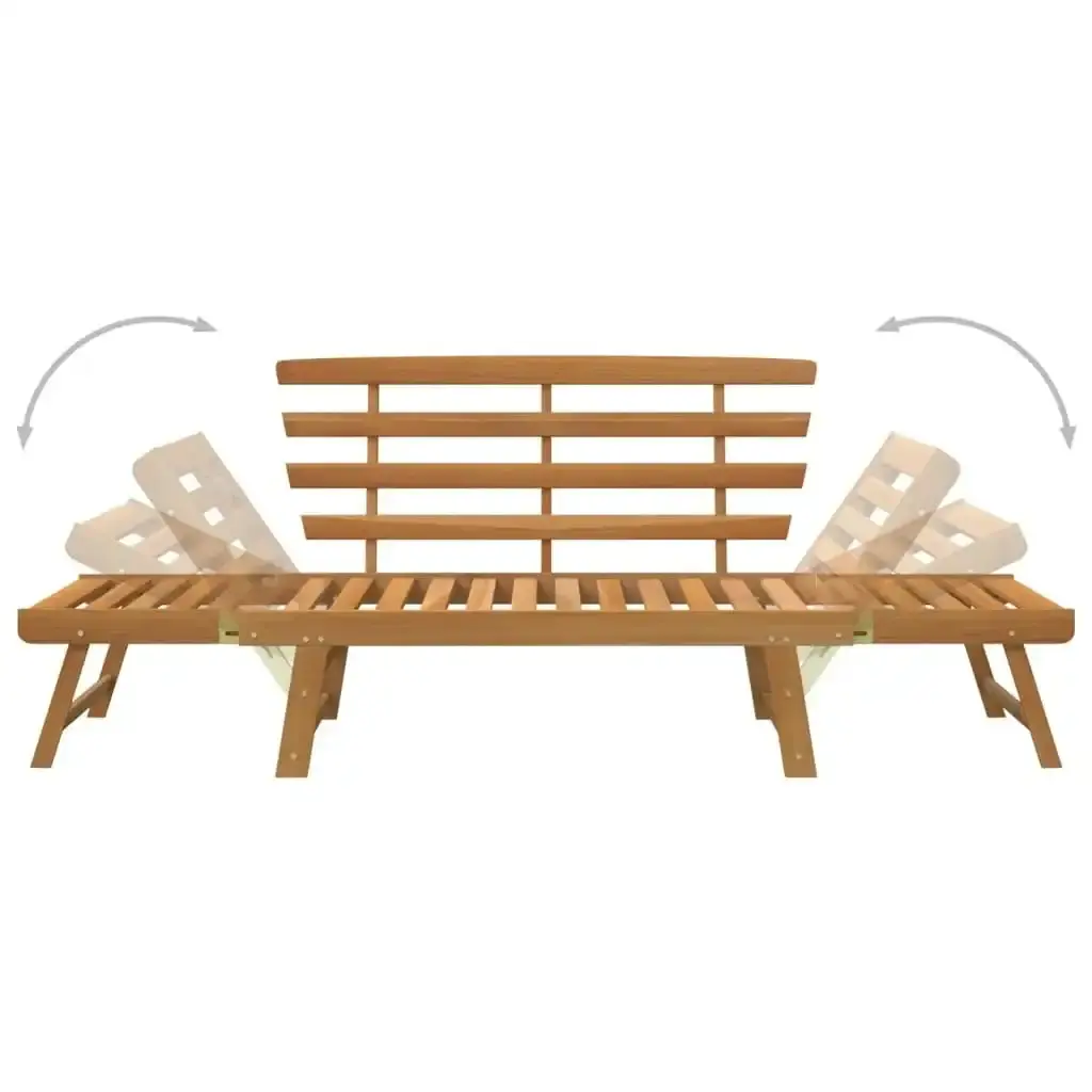 Garden Bench 2-in-1 190 cm Solid Acacia Wood 316471