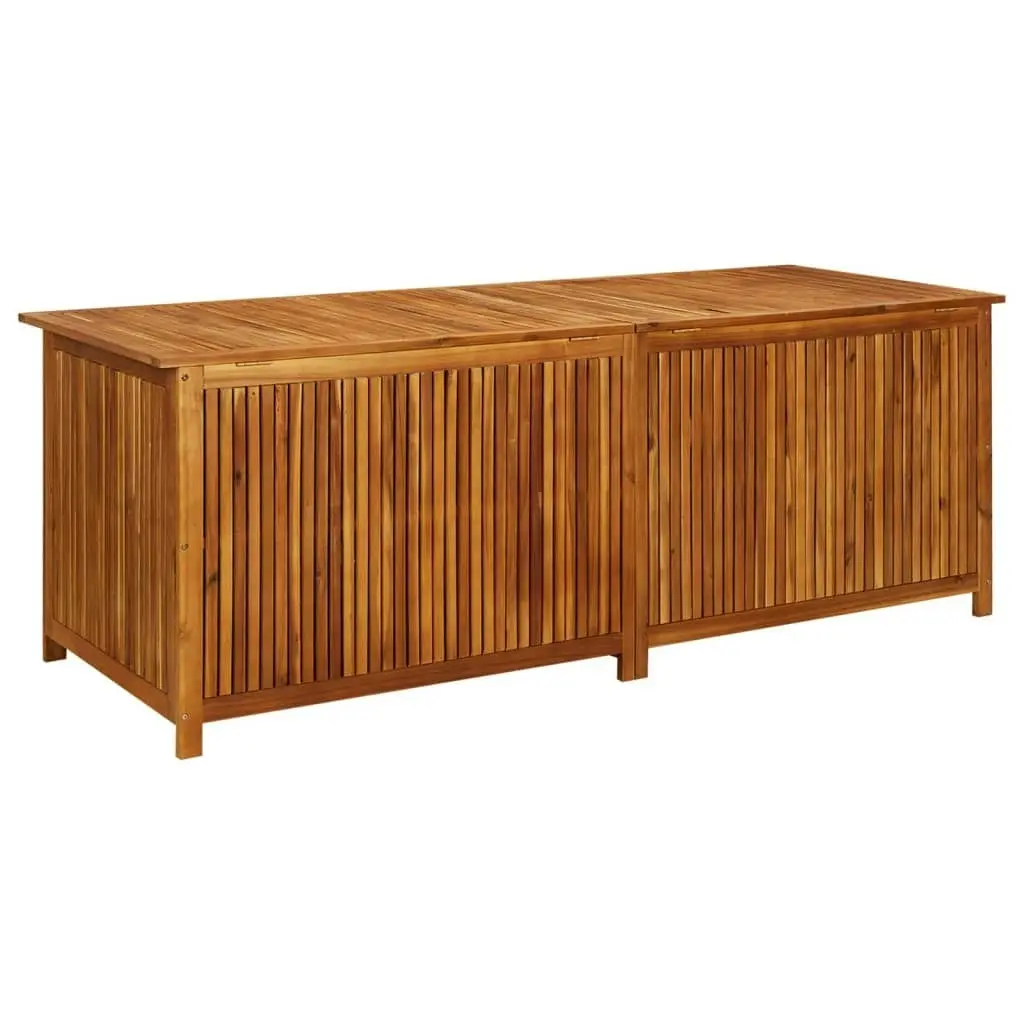 Garden Storage Box 200x80x75 cm Solid Wood Acacia 316503