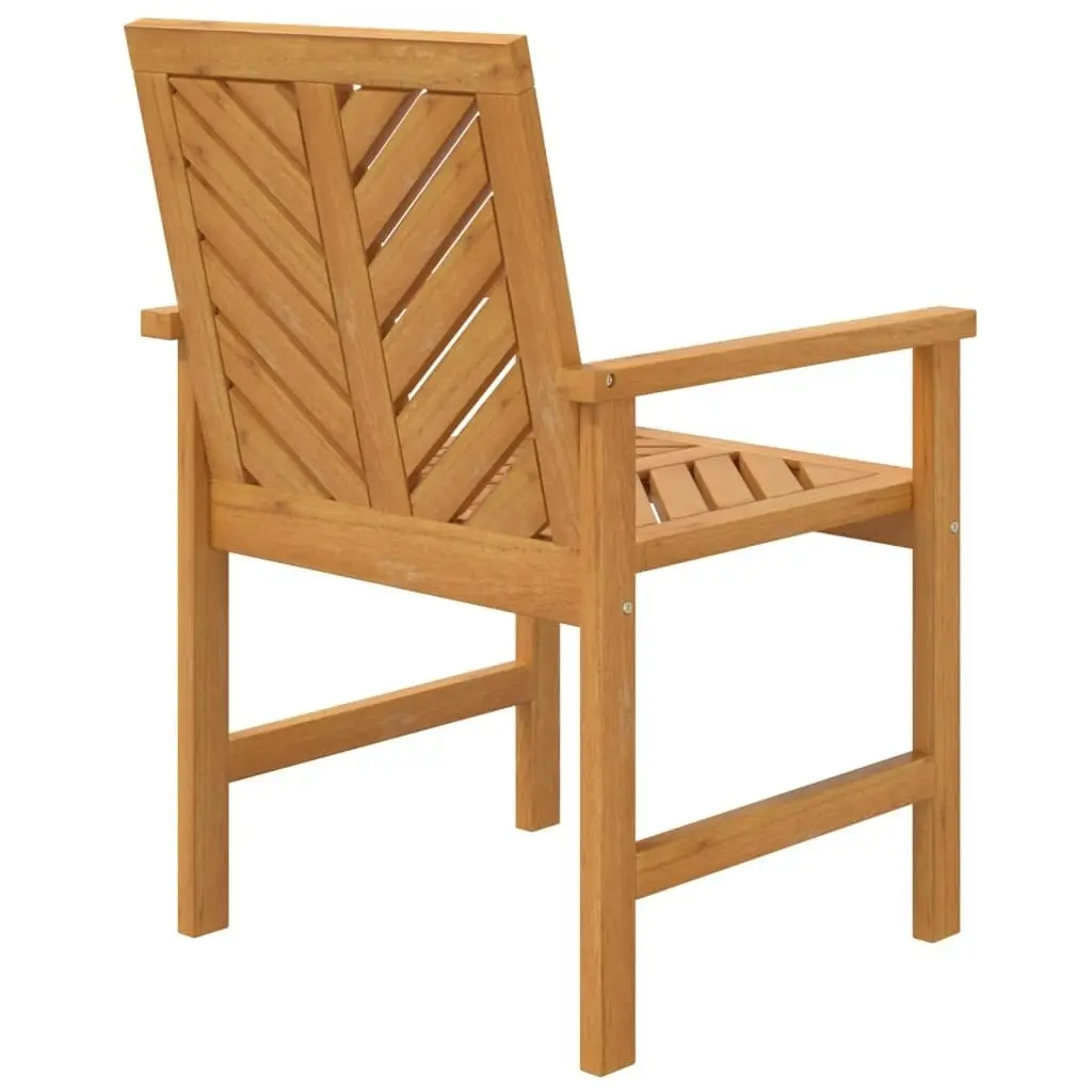 Garden Dining Chairs 3 pcs Solid Wood Acacia 362228