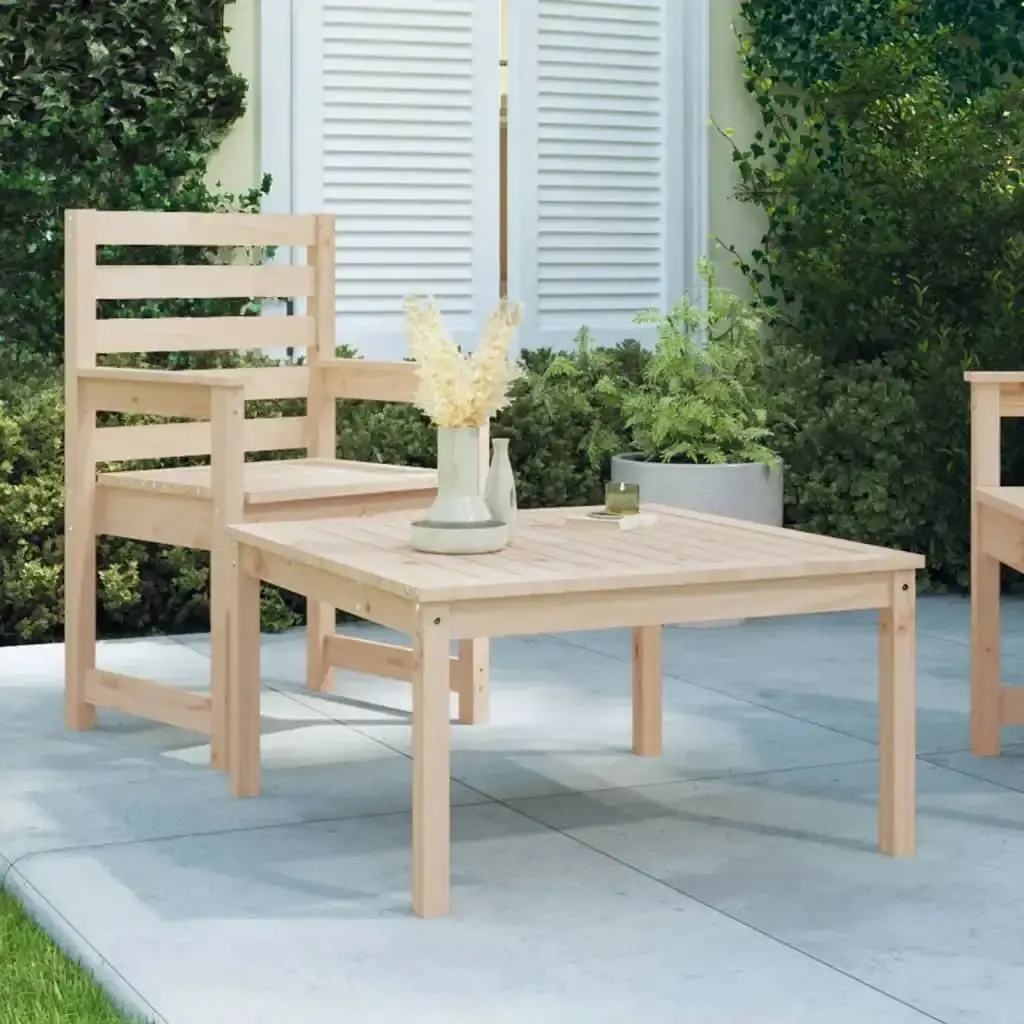 Garden Table 82.5x82.5x45 cm Solid Wood Pine 824120