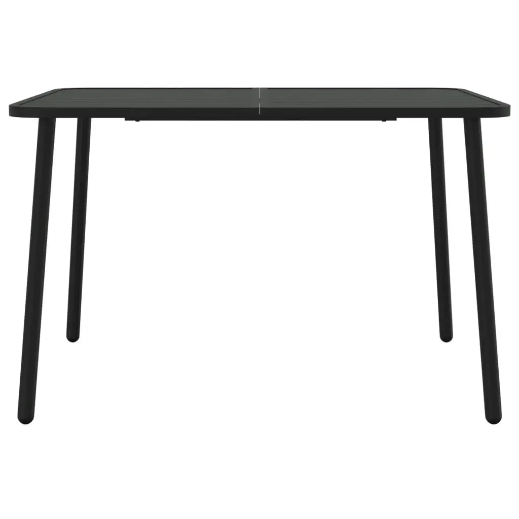 Garden Table Anthracite 110x80x71 cm Steel 362739