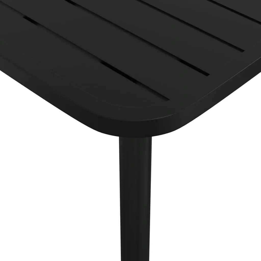 Garden Table Anthracite 110x80x71 cm Steel 362739