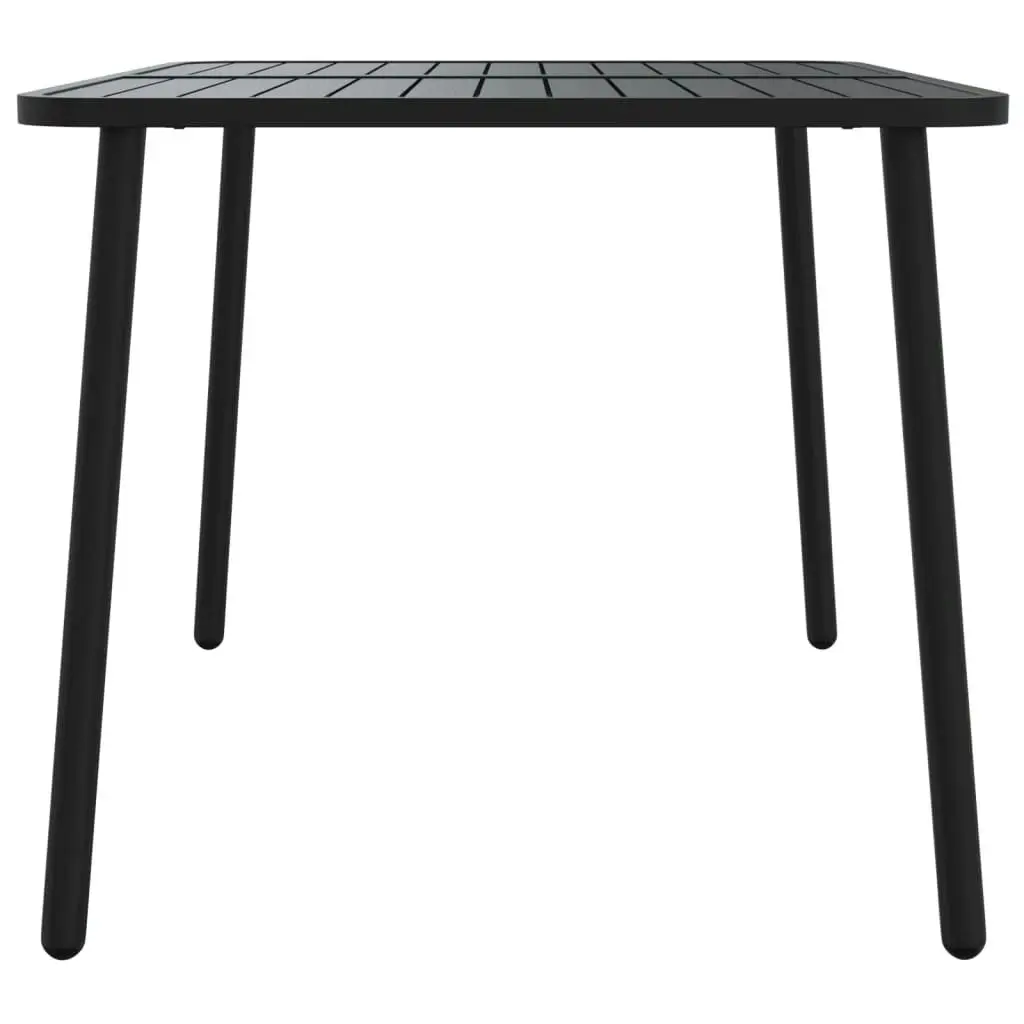 Garden Table Anthracite 110x80x71 cm Steel 362739