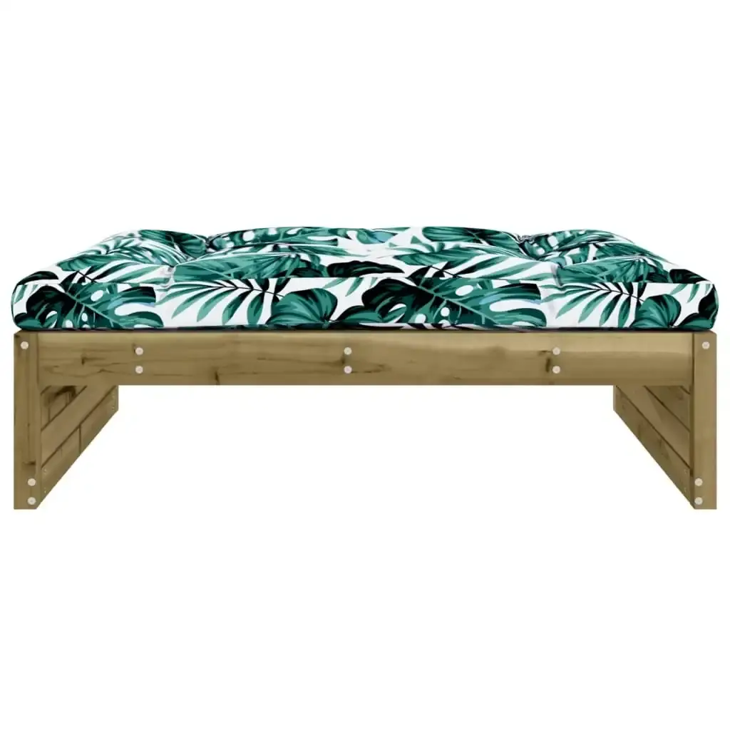 Garden Footstool 120x80 cm Impregnated Wood Pine 825771