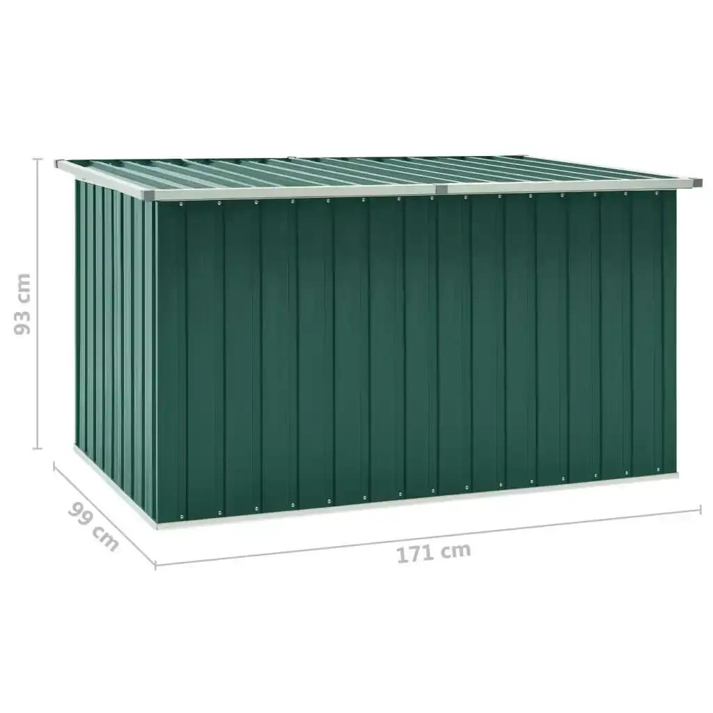 Garden Storage Box Green 171x99x93 cm 46269