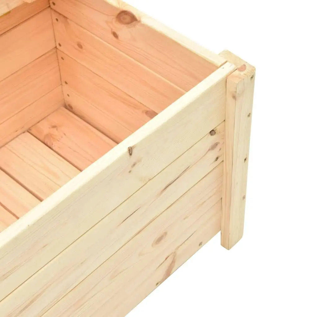 Storage Bench 120 cm Solid Pine Wood 288584