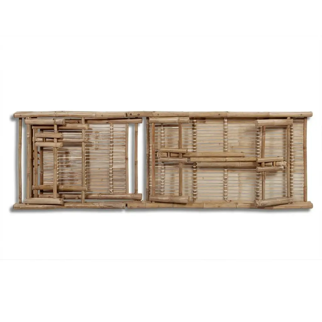 Sun Lounger Bamboo 41499